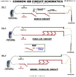 Basic IED Circuit Schematics Poster - Click Image to Close